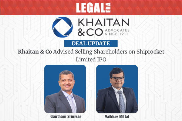LegalEraGlobal's tweet photo. Khaitan &amp; Co Advised Selling Shareholders on Shiprocket Limited IPO 

Link to read full News : https://t.co/J79GswFwrf

 #LegalEra #LegalNews #KhaitanAndCo #KhaitanCo #Shiprocket #ShiprocketIPO #IPO #CapitalMarkets #OfferForSale #SellingShareholders #PublicOffering https://t.co/dstCFpFUNl