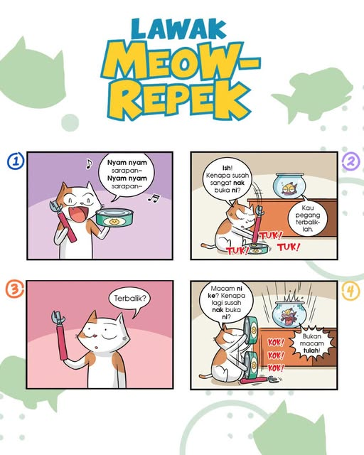 Gempak_Starz's tweet photo. Kucing ChatGPT be like 🤣

Lawak Meow-Repek 01 karya #Wesley
🐱GS STORE: https://t.co/TEICrduWYX
🐱SHOPEE: https://t.co/ZtezSzHHzI
🐱LAZADA: https://t.co/lj73AdpE2s

#GempakStarx #KadokawaGempakStarz #Lawak #Meow #Kucing #cat #LawakMeowrepek #Humor https://t.co/Agkh7NQ1kt
