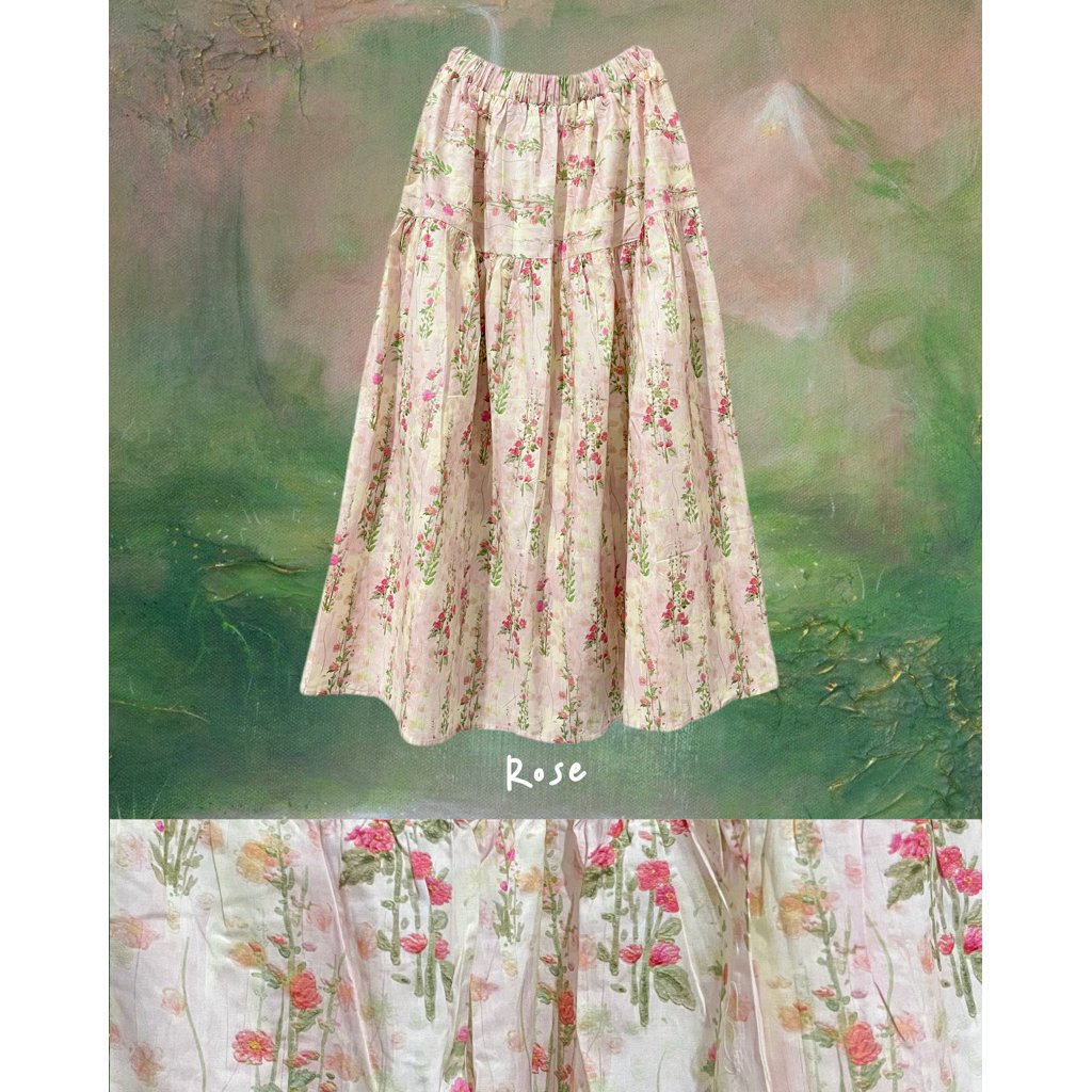 chocolaxtl's tweet photo. skirt floral ini bikin keliatan looks jadi makin feminim! 🌸 cantik semua lagi motifnya 🤩☝🏻 https://t.co/DM9KTFoD7E