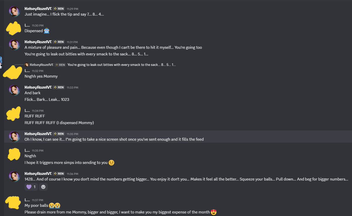KelseyRazelPM's tweet photo. When they are so loyal that come to you offline begging to be drained so as not to fall into temptation...

#findom #2dfd #2dfindom #finsub #humanatm https://t.co/s7eemqoFp4