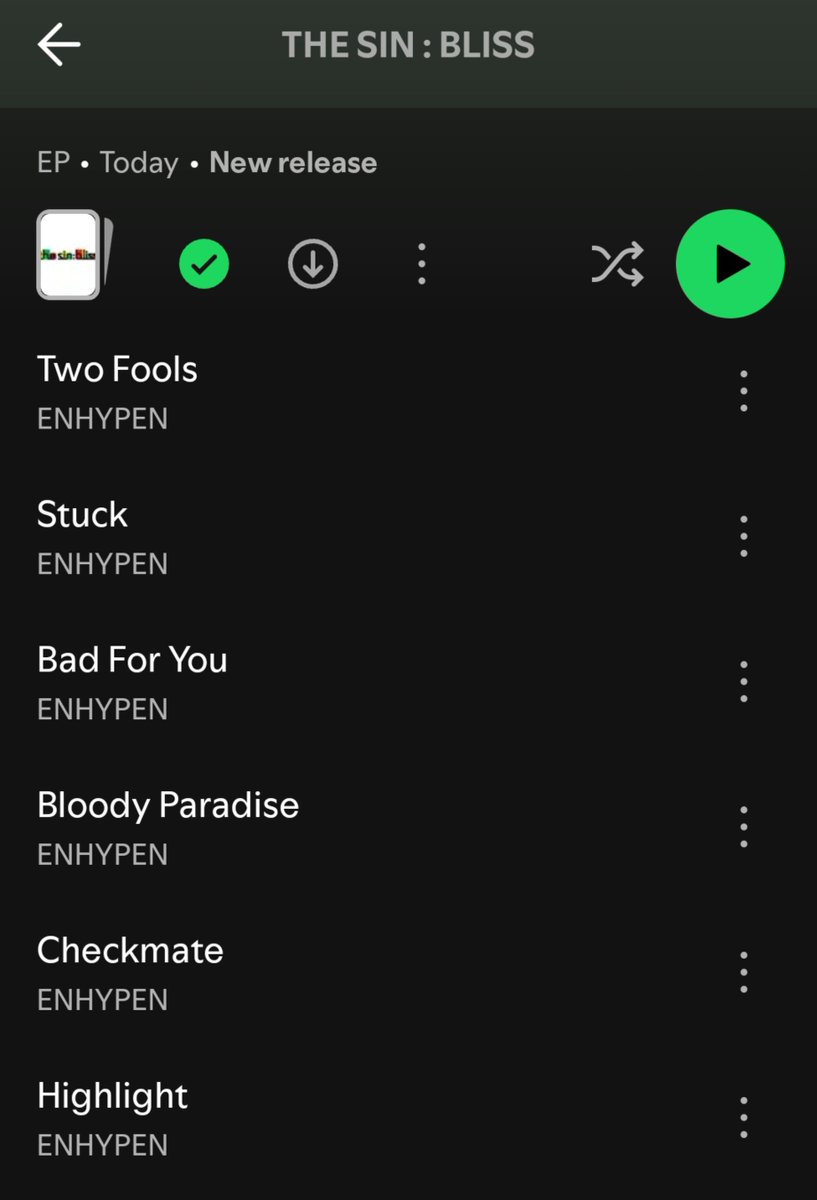 jakegfriend's tweet photo. GIMANA GUYS??? LAGU FAVORIT KALIAN APA???😭😭🎤🎤

THE SIN BLISS OUT NOW
#ENHYPEN #THE_SIN_BLISS
#THE_SIN_BLISS_OutNow 
#BloodyParadise
@ENHYPEN_members @ENHYPEN https://t.co/qbjBLPv5gZ