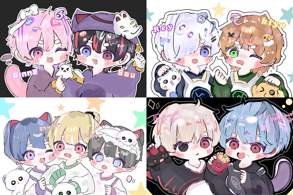 _niiu2's tweet photo. 数年ぶりに通常イラストも来月から少しずつですが受付可能にします(  . .)"

男の子同士と男女ペアで、多少描き方塗り変わります。

↓↓一昔前の参考までにφ(．．)ﾒﾓﾒﾓ
(久々すぎて(〃•̀⧿•̀)ﾄﾞｷﾄﾞｷ) https://t.co/N6NeOE8sPn