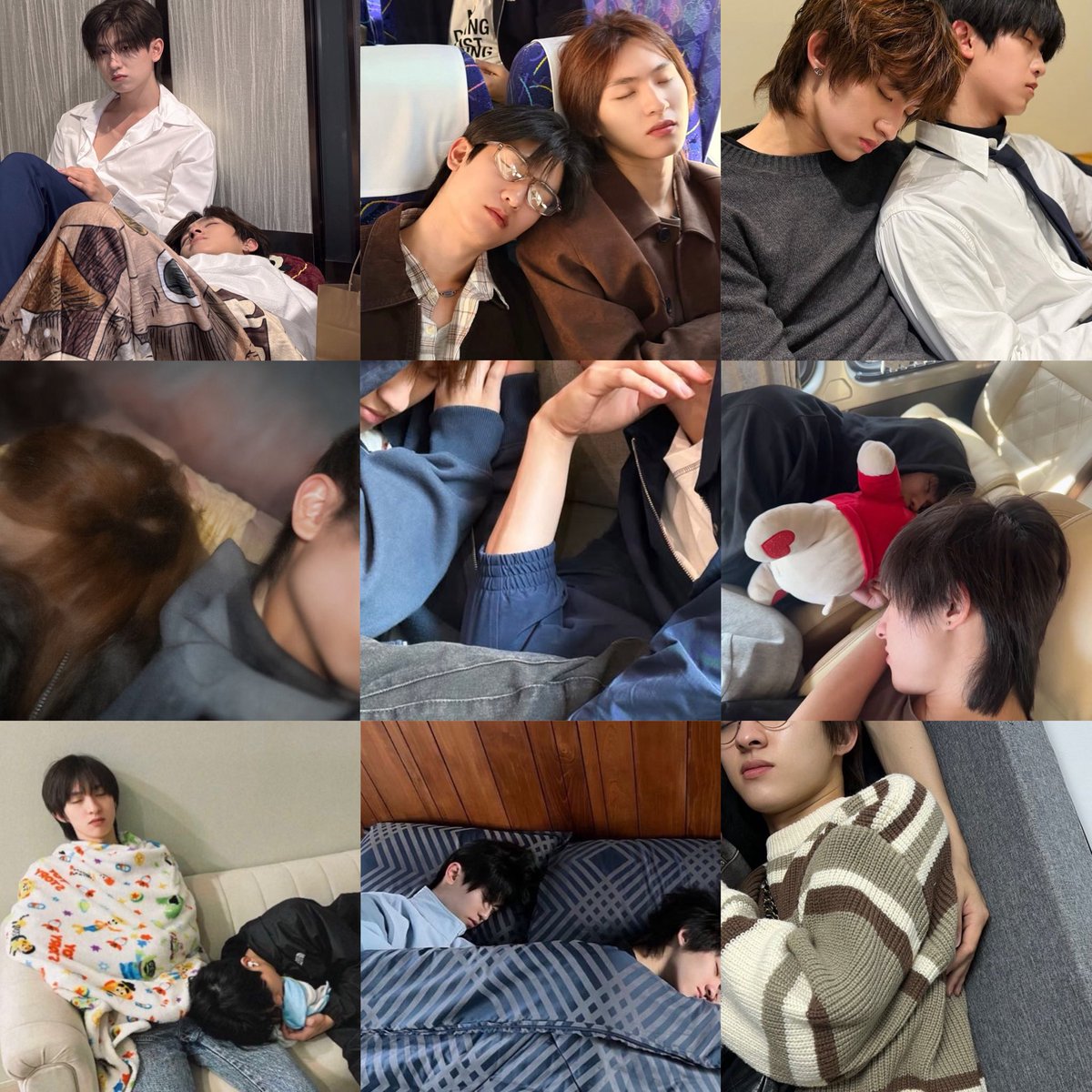 mafuyuq's tweet photo. their favorite way to recharge is apparently just sleeping next to each other 🥺 https://t.co/ZeHi3a6M5V