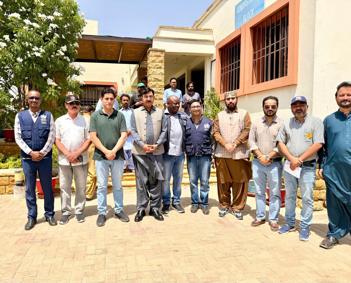 PakFightsPolio's tweet photo. National Coordinator Muhammad Anwaar- ul -Haq, accompanied by National and Provincial EOC teams, inaugurated the Polio Booster Dose Campaign at Jamia Arabia High School and County School in Hyderabad.

In District Jamshoro, they visited SOS Village and an MMP settlement to review field implementation. The National Coordinator and team later met with the Deputy Commissioner to discuss campaign progress, operational challenges and measures to further strengthen vaccination efforts.

#PolioFreePakistan #PolioBoosterDose #VaccinesWork #Hyderabad #Jamshoro

(Polio Booster Dose, Polio Vaccination, Booster Dose Campaign, Hyderabad, Jamshoro, School Vaccination, Field Implementation, MMP Settlement, Vaccination Efforts, Polio Eradication, Every Child Protected)