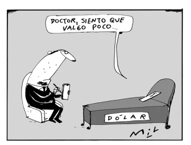 JavierBarreraA's tweet photo. En terapia... Por @milcaricaturas. https://t.co/yWw7xNriVt