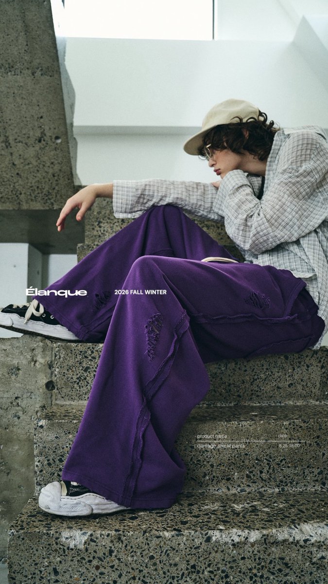 32_maaaash's tweet photo. -ZOZOTOWN-
8.25 18:00に発売する、"ダメージ加工がアクセント"のスウェットパンツ https://t.co/u5DEHzoqTn