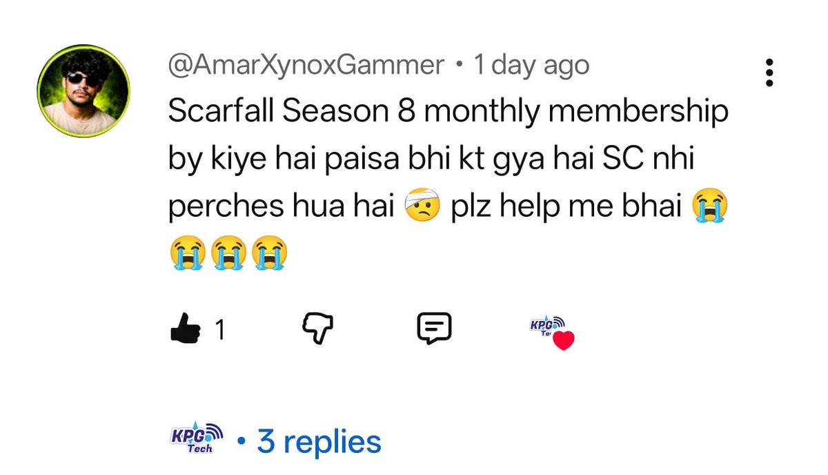 KPG_NEWS's tweet photo. @scarfall_2 @scarfall_2 टीम का ध्यान दें! ⚠️

Scarfall 2.0 मेंबरशिप लेने में यूज़र्स को बहुत परेशानी हो रही है - किसी का पेमेंट कट जाता है पर मेंबरशिप नहीं मिलती यूज़र्स निराश हैं।

Video: https://t.co/N8FGOI4mkQ

कृपया जल्द इसे फिक्स करें ताकि यूज़र्स को परेशानी न हो 🙏

#Scarfall https://t.co/f7rClcVlpw