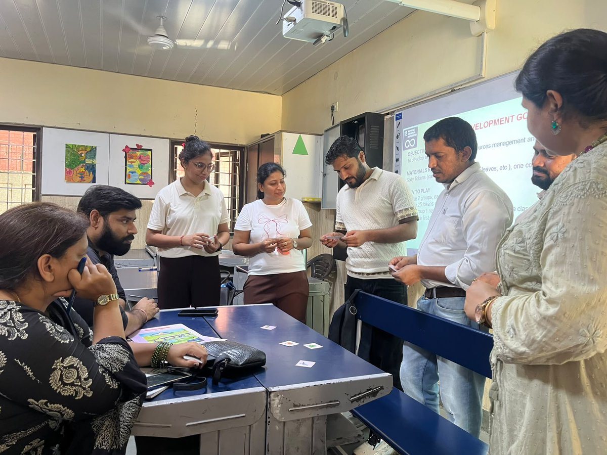 SCERT2021's tweet photo. Transforming Vision into Action for a Sustainable Future

SCERT, Delhi organized a 3-day Capacity Building Programme on Sustainable Development Goals (SDGs) for Primary In-charges of Directorate of Education from 11–13th August, 2026. https://t.co/gkStRveDvq
