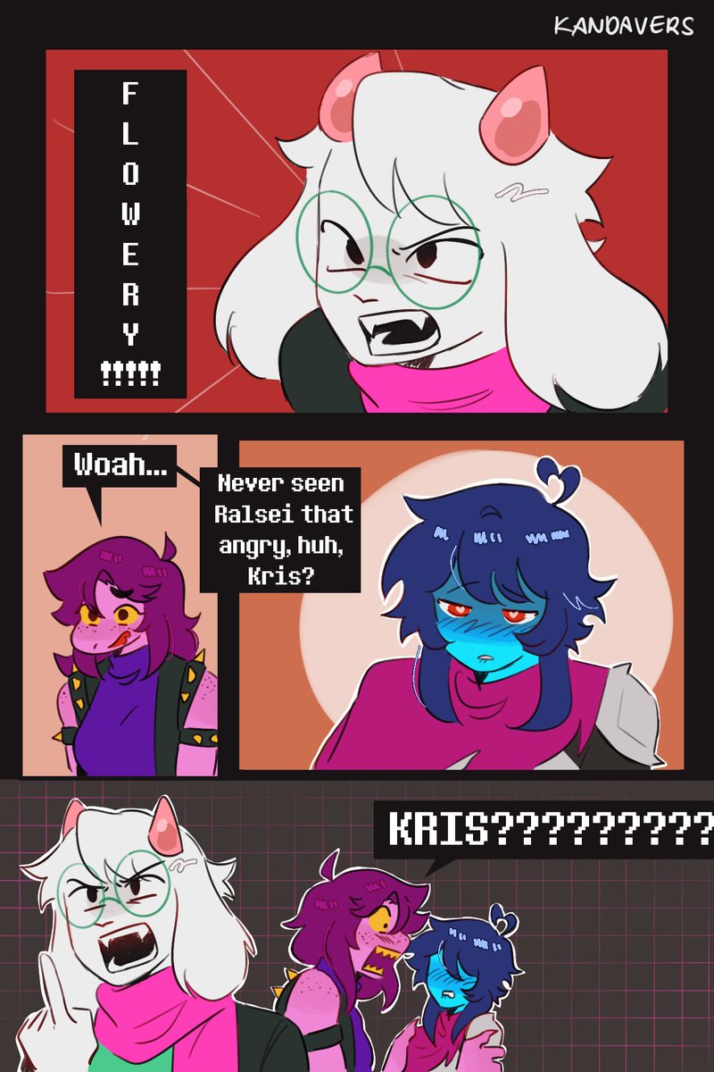 kandavers's tweet photo. A thing for angry monsters #deltarune https://t.co/nQiCQv0H2Y