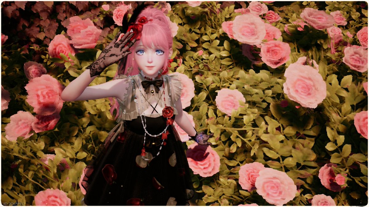 Meli_Lala23's tweet photo. Second picture I took the day I started playing the game. It's even in an area from the tutorial, so to used the flowers from my island haha. I changed the makeup I didn't like how the original looked.
Now I know how to use filters; before, I couldn't even blur the image haha. https://t.co/fBd82qCTzq