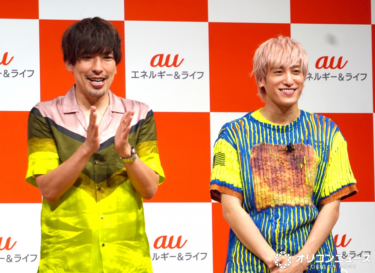 oricon's tweet photo. 兼近大樹、超節約家ぶりに会場騒然❗️
電気代は《平均の半分》約5000円💰️
「コンセントは全部抜く」
https://t.co/k37Qou5fxd
⠀
花江夏樹、りんたろー。とパパ談義
「いま大変でしょう」 👶🍼
兼近がボヤき「置いてかれた…」
https://t.co/LaBmnQOrKu
⠀
auでんき10周年プロジェクト メディア発表会 https://t.co/VBHxBfP1Rq