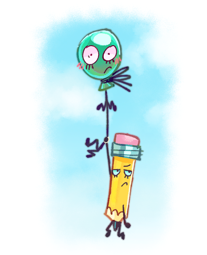 leafydetector's tweet photo. girl balloony part 2 ft. pencil bc i have to involve her in everything https://t.co/8wsGga8TJB
