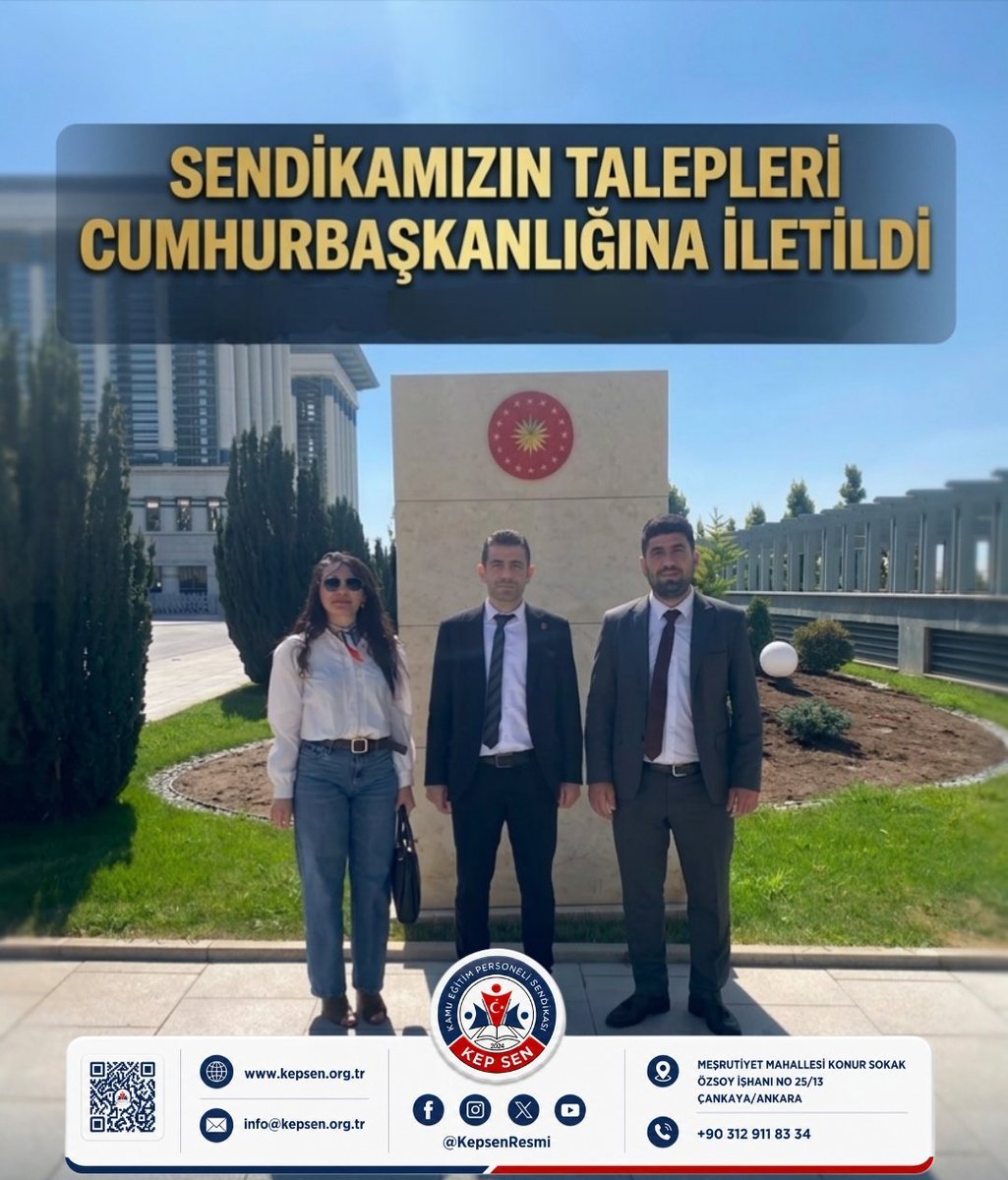 ERSNATLI5834's tweet photo. Sendikamızın hazırladığı kapsamlı talep dosyası Cumhurbaşkanlığına iletilmiştir.
Kamuda adalet, liyakat ve çalışma barışının tesisi için mücadelemizi kararlılıkla sürdürüyoruz.
📌 Yardımcı Hizmetler Sınıfı (YHS)
📌 Üniversite Personelinin Tayin Hakları
📌 Sözleşmeli Personelin Güvencesi
📌 Mobbing ile Mücadele
📌 Ücret Adaletsizliğinin Giderilmesi
📌 Mülakat Sisteminin Kaldırılması
💬 Mücadelemiz, tüm kamu çalışanlarının hakları içindir!
@KepsenResmi @KepsenBulten 
@Akparti @MHP_Bilgi  @MhpTbmmGrubu @herkesicinCHP @yenipartiyiz @ozgurozeliletsm 
@rprefahpartisi @devapartisi @anahtarparti @zaferpartisi @iyiparti @iyipartitbmm @YeniYolTBMM 
#200bin #1milyonaile  #YardımcıHizmetlerSınıfı