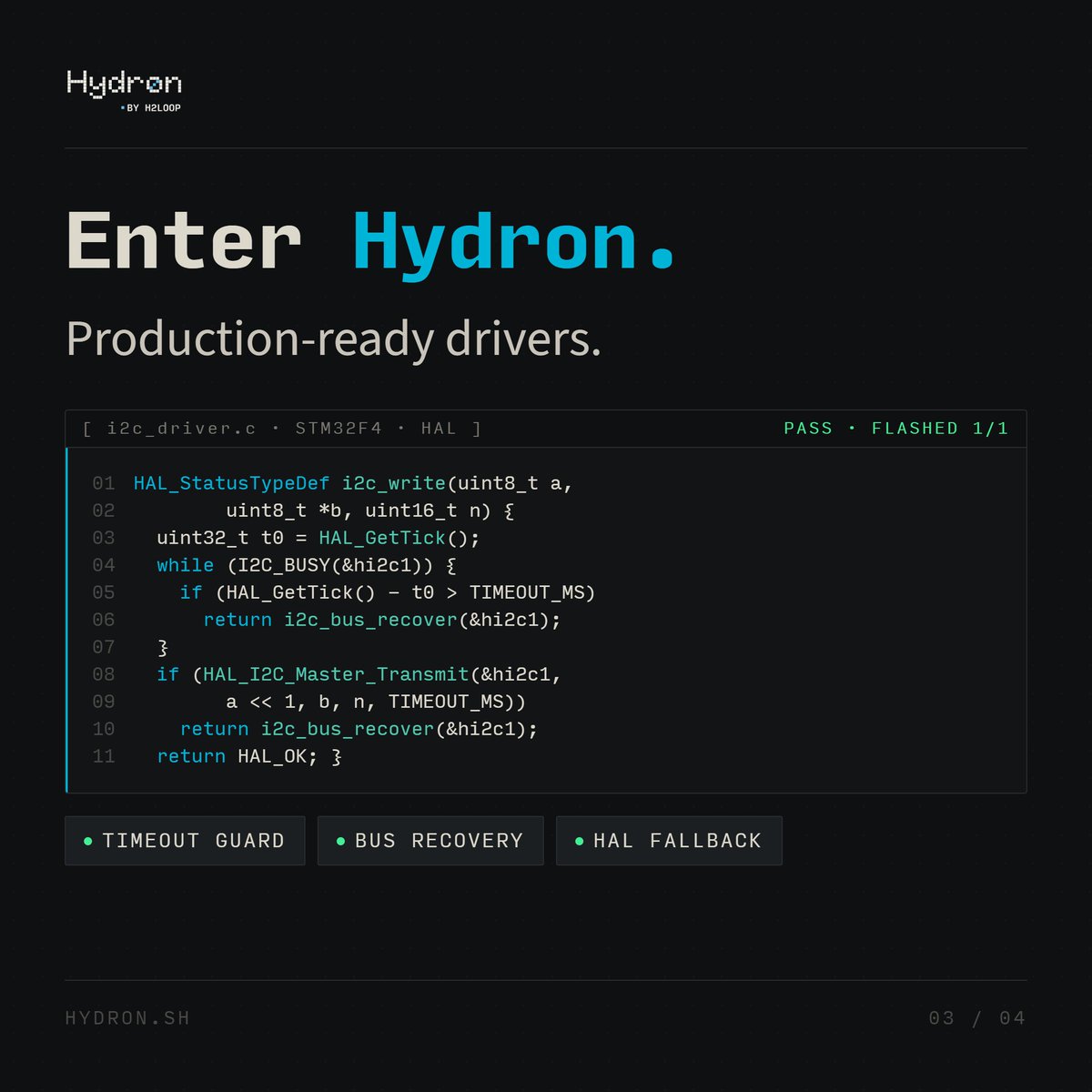 Hydron_sh's tweet photo. When the I²C bus gets stuck, your code shouldn’t have to.

Install Hydron: https://t.co/4cGvEbDEHh https://t.co/VmUgV7Vz2I