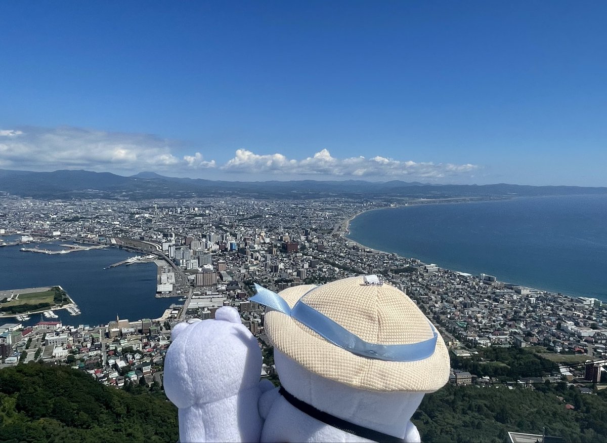 _Namonaki_mono_'s tweet photo. 天気が良かったので、ロープウェイで山に登ってきました⛰️

みみー、いい眺めだね👒 https://t.co/vJ11qJFuwE