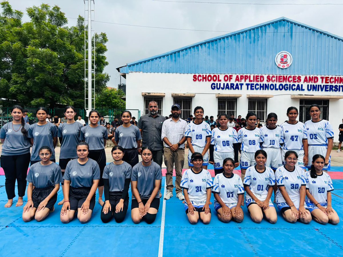 gtuoffice's tweet photo. 🏆 GTU Spirit 2026–27 | Zone-1 Sports! Students from 59 colleges showcased outstanding sportsmanship in Chess, Volleyball &amp; Kabaddi. Congratulations to all winners, runners-up, participants, coaches &amp; organizing teams! 💪🏆 #GTU #GTUSpirit2026 #Sports https://t.co/4nIzcxgUzd