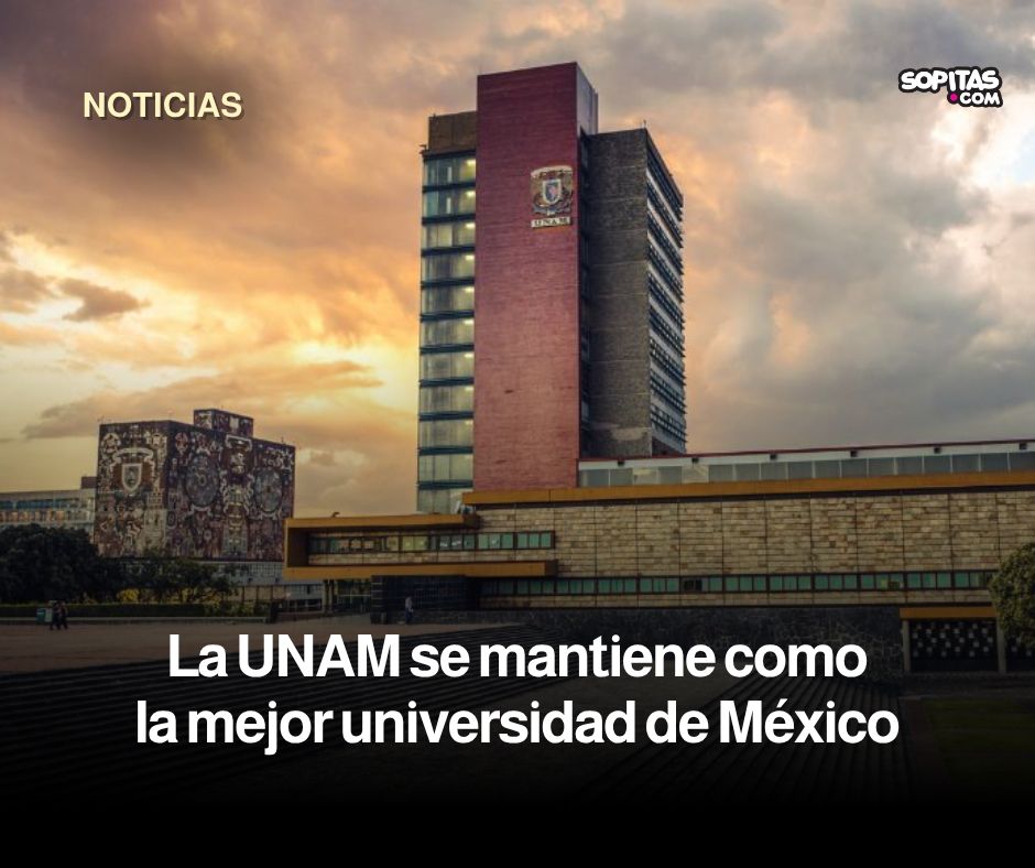 sopitas's tweet photo. La UNAM volvió a poner el nombre de México en lo alto: lidera entre las universidades mexicanas en los rankings ARWU y Webometrics de 2026. Y ojo, porque en este último es la única institución del país dentro del top 500 mundial 👀 https://t.co/cWOlWNYzKz https://t.co/BQQdo5qxab