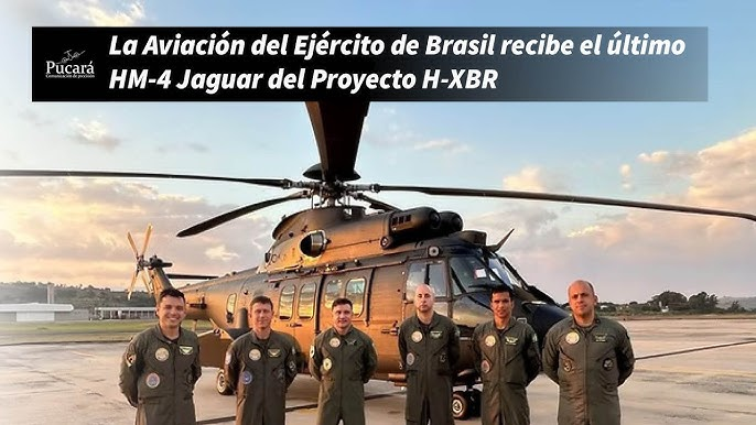 top_force's tweet photo. 🚁🇧🇷 Au Brésil, les hélicoptères #HMA #EC725 #H225M #Caracal @AirbusHeli copters assemblés par @helibras s'appellent des HM-4 Jaguar pour l'armée de Terre. https://t.co/eF6NUyySZ1
