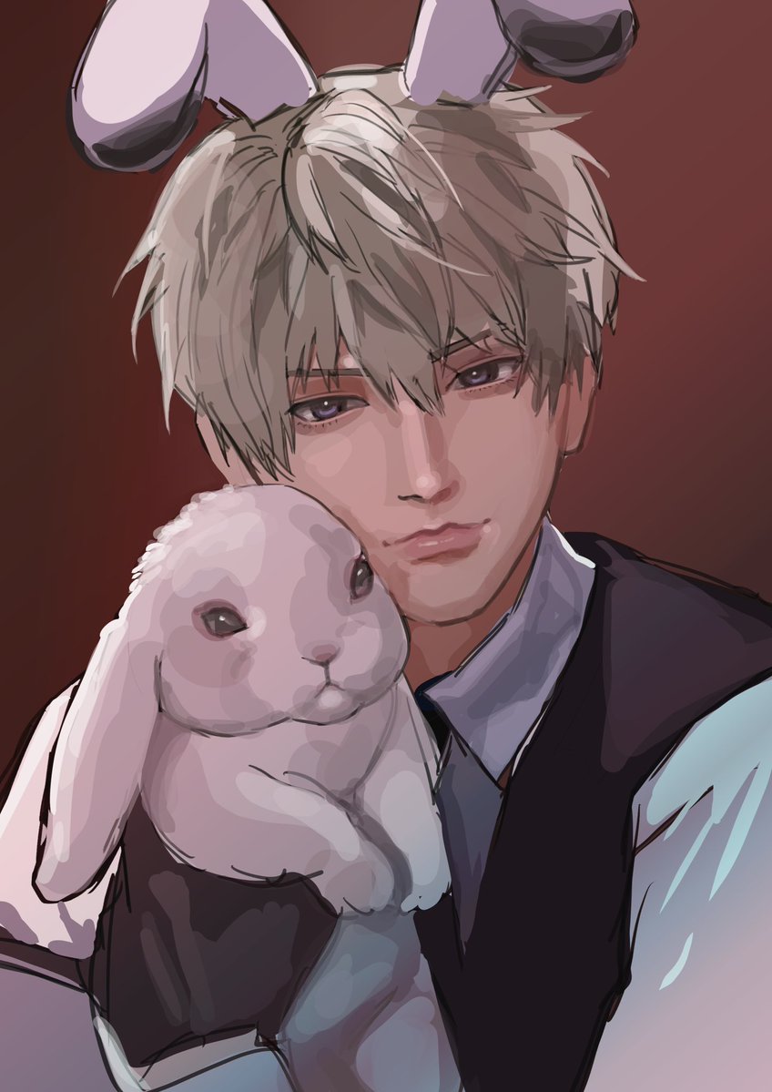 Q0o_46's tweet photo. バニーの日ってことでバニーセヤ🐰🌟 https://t.co/VnMob7zyZ6