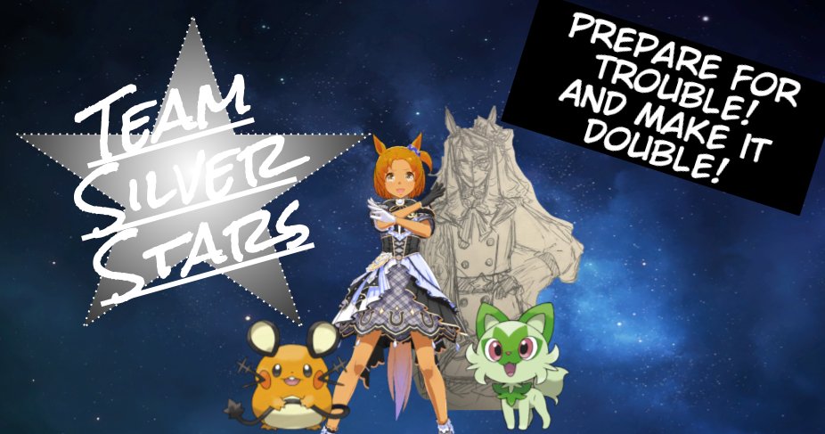 SilverBerryUma's tweet photo. *To show the world true presentation!
To collect all berries within our nation!
*To steal the show and make us shine!
To cross the lands and reap the vines!
*Stars on Earth!
Silver Berry!
~Team Silver Stars blasts off at the speed of light!
~Surrender now, or prepare to fight! + https://t.co/NoDp7awHxd