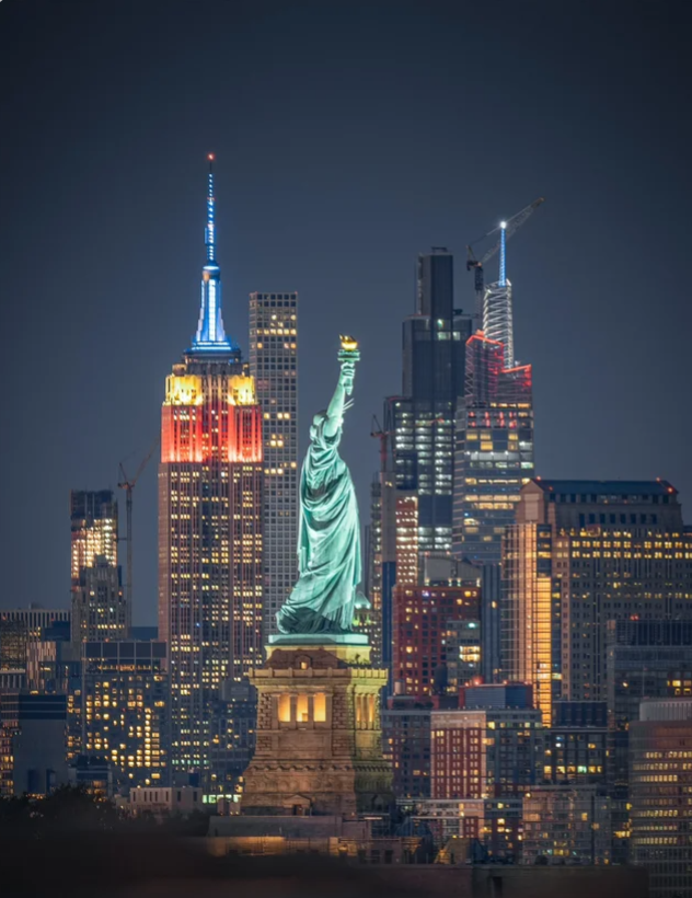AUSAeducation's tweet photo. The Blue Hour in New York https://t.co/662HQue3qK