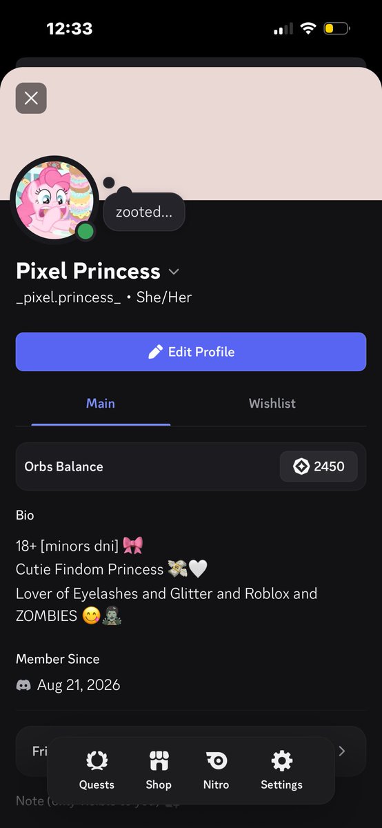 Drain4Pixel's tweet photo. I FINALLY GOT DISCORD!!!
message me after $ending tribute…
I want GOOD NITRO so my profile can be cute…

—
#2DFD  #Findom  #Paypig #Cuck #gamerdom #techdom 
#Clickslut #Finsub #bratdom #autodrain https://t.co/CK0BtA0UzE