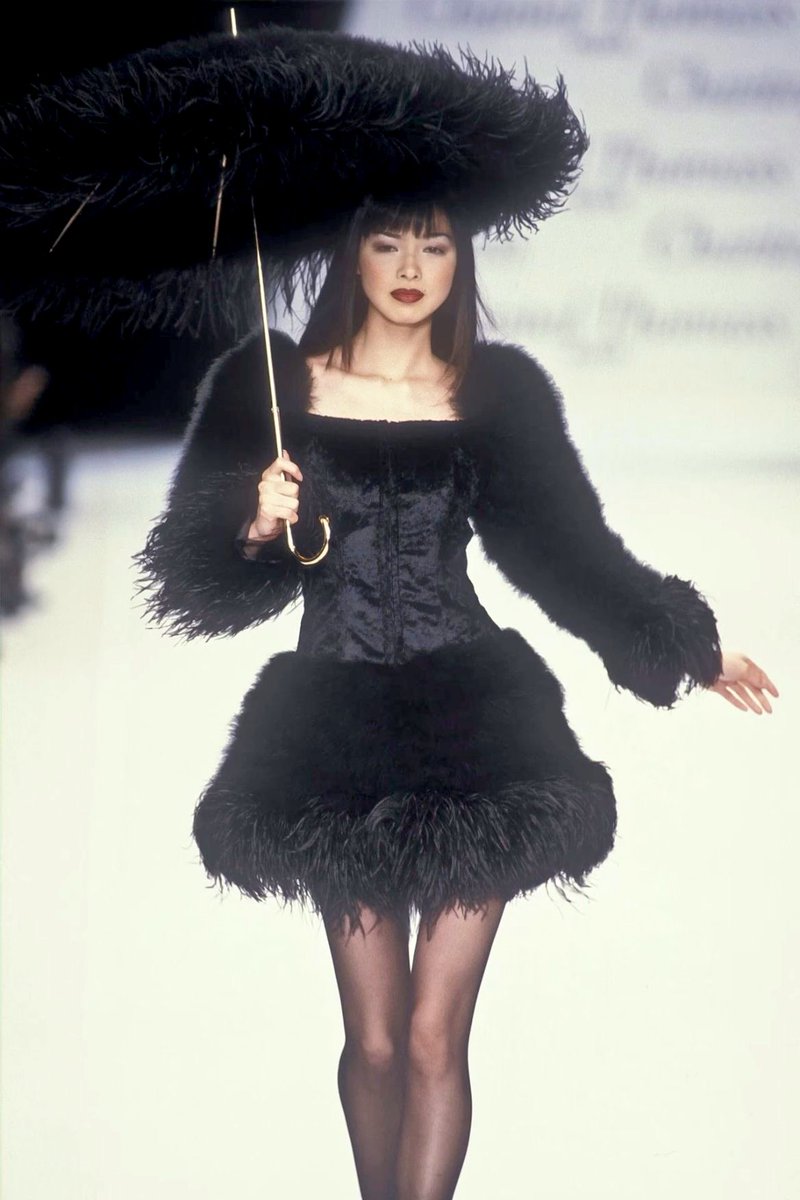 soIesque's tweet photo. Chantal Thomass F/W 1994 https://t.co/pxLIbrueNW