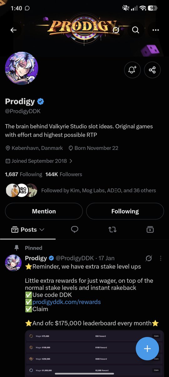 Emjiov's tweet photo. @ScrapyCoCoTV @ValkyrieXStudio @ProdigyDDK @SchneckyIRL W legends! 

Stake username: Emjiov https://t.co/8EVX7sojrm