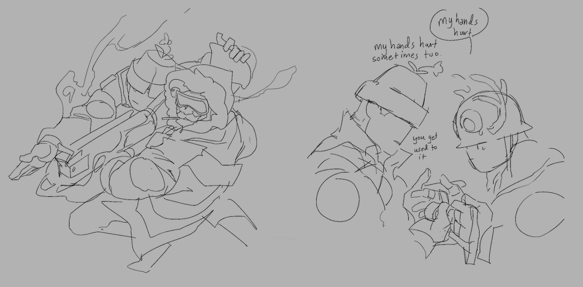 Waterwind0w's tweet photo. work's been sapping all my energy so all i have from the past week or so is bad doodles but here they are anyways https://t.co/V4dh7uuaNW