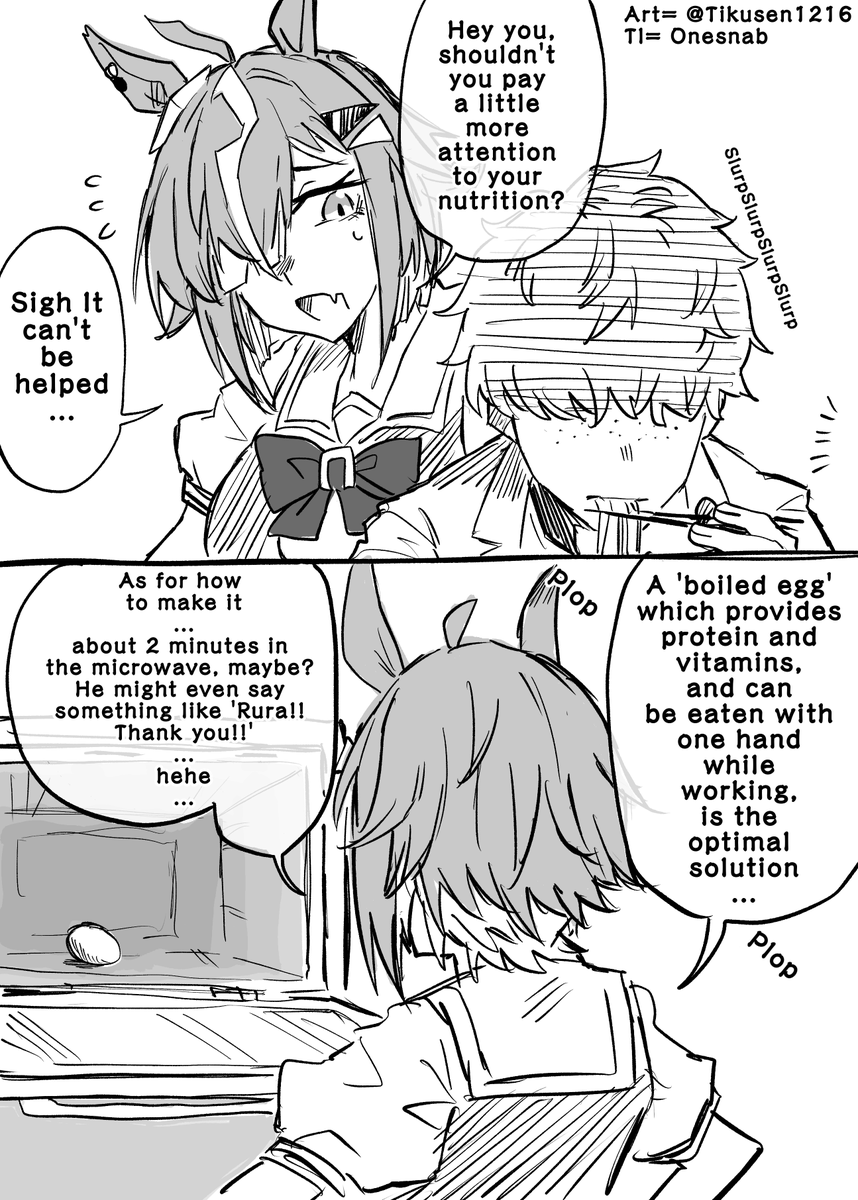 01s_nab23's tweet photo. Art by = @tikusen1216
TL:EN 
"💥"
#ウマ娘 #Umamusume #ウマ娘英訳 #UmaTranslations https://t.co/mgodpyd4vI