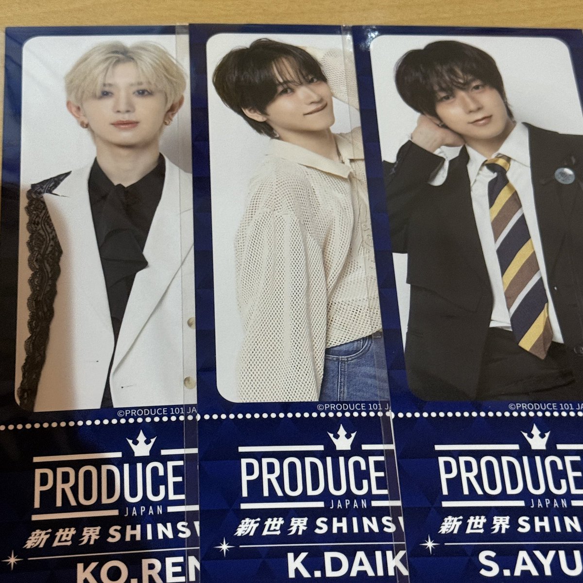 gb_hd9's tweet photo. PRODUCE 101 JAPAN 新世界 オンラインくじ  交換

I賞 チケットデザインカード
【譲】加藤、小清水、篠ヶ谷

【求】同種 田中

8/22KO1KEYZファンミ手渡し優先 
お気軽にお声がけください！ https://t.co/J1y9JTDm5n