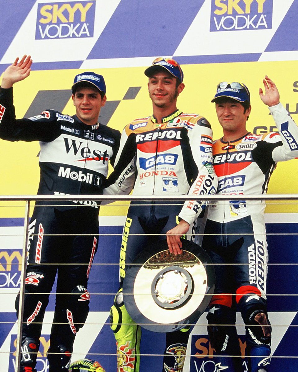 ausmotogp's tweet photo. THE LEGENDS OF PHILLIP ISLAND: Valentino Rossi 🇮🇹
[Island Wins: 2002, 2003, 2004, 2005, 2014] 🏆🏆🏆🏆🏆

Valentino Rossi’s legacy at Phillip Island is unmatched. The Doctor claimed five unforgettable victories around the iconic circuit during his career - and that was just in the premier class!

From his early dominance, including a remarkable victory despite a 10-second penalty, to his emotional triumph in 2014, Rossi's success at Phillip Island helped cement his place among the sport's all-time greats. 👑

More than a decade after his final Island victory, Rossi's influence is still impossible to miss, as fans in fluorescent yellow continue to descend on Phillip Island every October. 

Few riders have mastered Phillip Island quite like Valentino Rossi 🐐