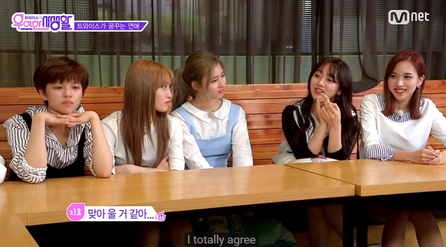 W1TCHCHlCK128's tweet photo. Twice members said if Mina had a boyfriend/husband she'd cry when he went to work in the morning and Mina responded with "what kind of person do yall think i am..." oh period https://t.co/iH1VVJkwSU