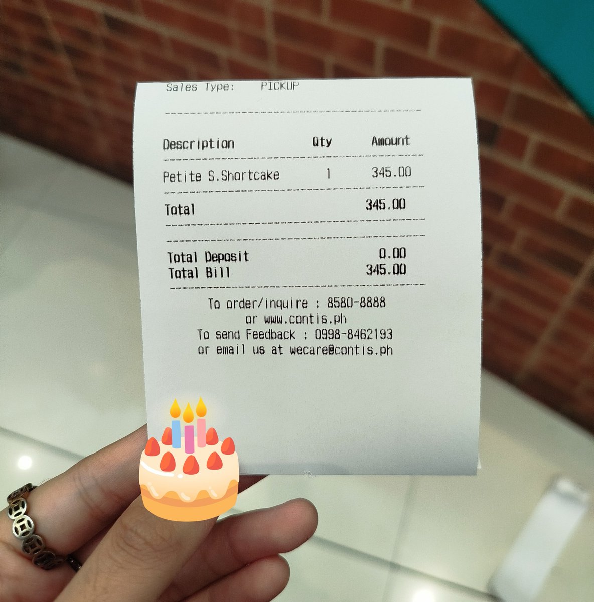 ciellograph's tweet photo. Yume-d so hard that I actually reserved a cake for his upcoming birthday https://t.co/Kz53RYPMs8