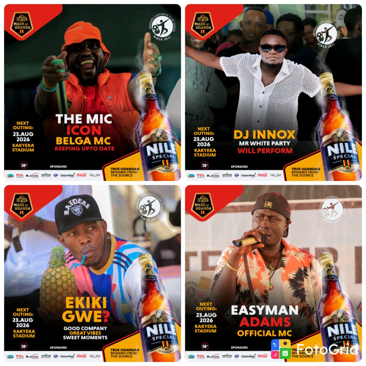 MbabaziGrace016's tweet photo. Sunday #Egi 23rd Aug.2026 Turi Kakyeka Stadium
#UnMatchedVibes
#7thOuting 
#NBLMCCLeagueSeason26 https://t.co/XnaZYXU91x
