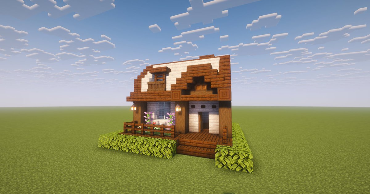 mico__craft's tweet photo. 【小さく作る、小さな森暮らし。】

建築をもっと上手になりたくて、
クリエイティブモードで練習をはじめました！⛏️

まずは小さなお家から🏡🌿

参考にさせていただいた動画
https://t.co/sU4PoOM2Ni
@sou_sml 様

#Minecraft #マイクラ建築 https://t.co/6Qw5LmXoFf