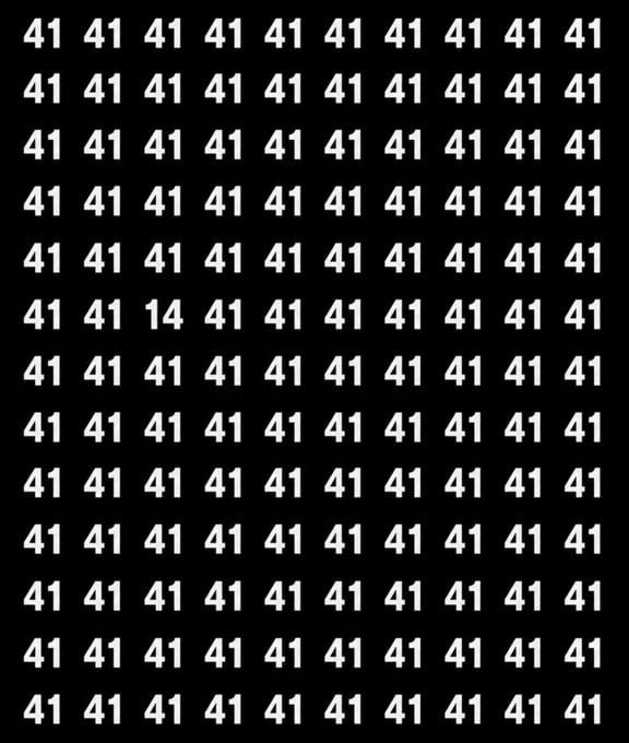 Irina_exh's tweet photo. Eye Test
Only the attentive ones can find the different number!

Can you find the different number? https://t.co/1rFLjEMtqh