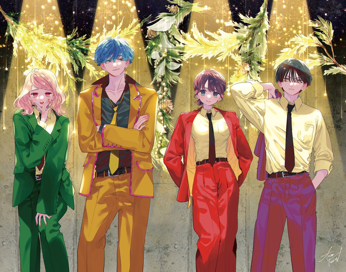 triple3apple's tweet photo. It Takes More Than a Pretty Face to Fall in Love is a wonderful series with the most stylish outfits. A fashionable FL and ML, plus supporting cast? What a feast. 🍽️ School uniforms arent even required in universe. 🤭

All illustrations from the godly @|anzaikarin_info https://t.co/6pFbqZsYi9