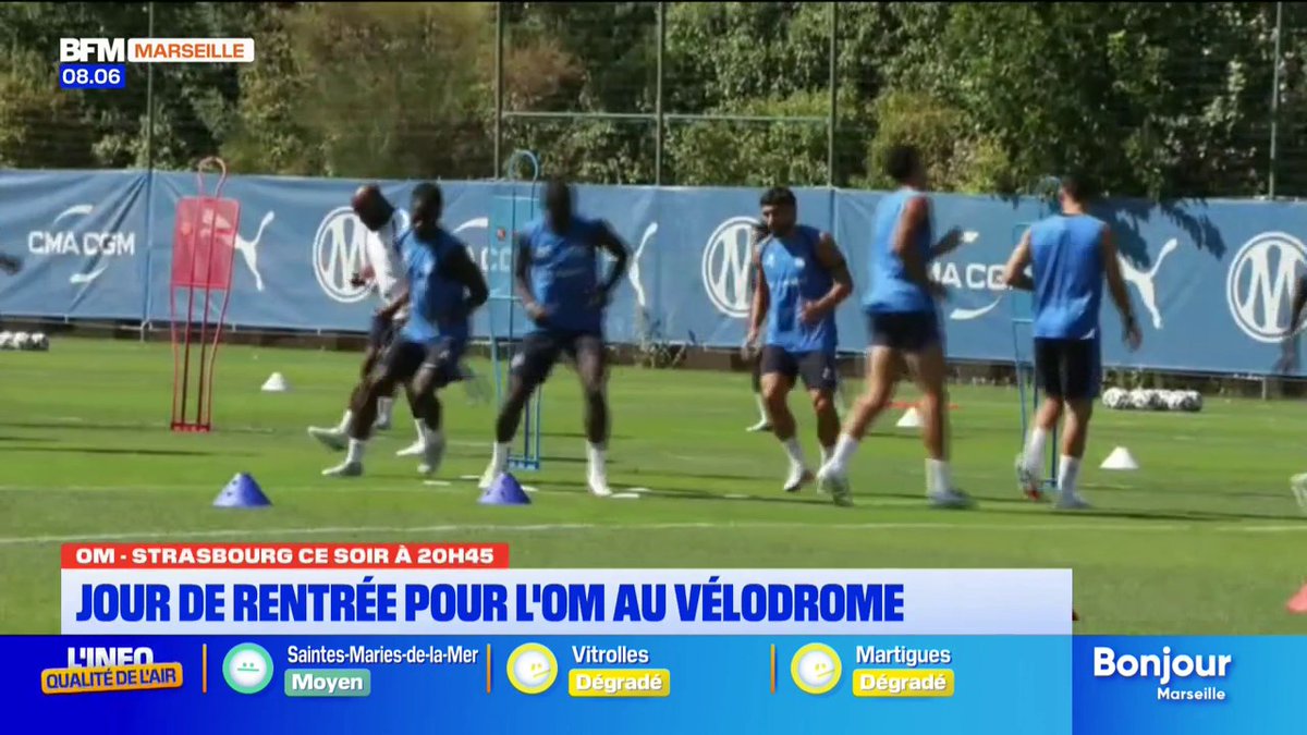 🔵⚪ C'est la rentrée en Ligue 1 ce soir pour l'OM contre Strasbourg ! S...