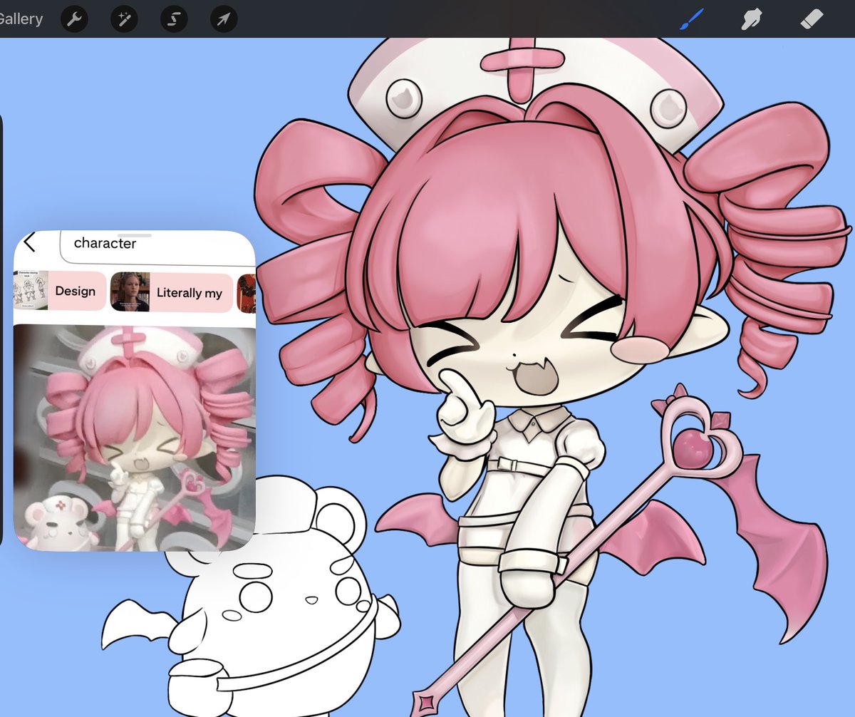 StinkySoupDraws's tweet photo. My hand is so ouchies ｡°(°¯᷄◠¯᷅°)°｡
#smallartist #digitalart #anime #animegirl #chibiart #render #art #digitalartist #pinterest https://t.co/TPBFSPyrgY