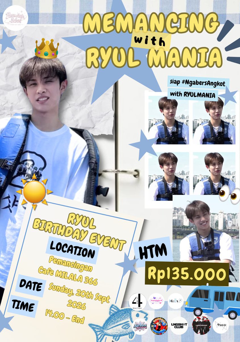 fanwish_idol's tweet photo. ARE YOU READY SHOTTIES???
𝗠𝗔𝗡𝗖𝗜𝗡𝗚 𝗪𝗜𝗧𝗛 𝗥𝗬𝗨𝗟𝗠𝗔𝗡𝗜𝗔 !!! 🌰🎣

✨ 𝗟𝗡𝗚𝗦𝗛𝗢𝗧 𝗥𝗬𝗨𝗟'𝗦 𝗕𝗜𝗥𝗧𝗛𝗗𝗔𝗬 𝗣𝗔𝗥𝗧𝗬 ✨
𝘱𝘳𝘦𝘴𝘦𝘯𝘵𝘦𝘥 𝘣𝘺 @fanwish_idol

💰HTM: 135k 
🗓️Sunday, September 20th 2026 (14-17 WIB)
📍MILALA 366, Bekasi (https://t.co/Ld5nhETvrs) https://t.co/PdbsIgG0JQ
