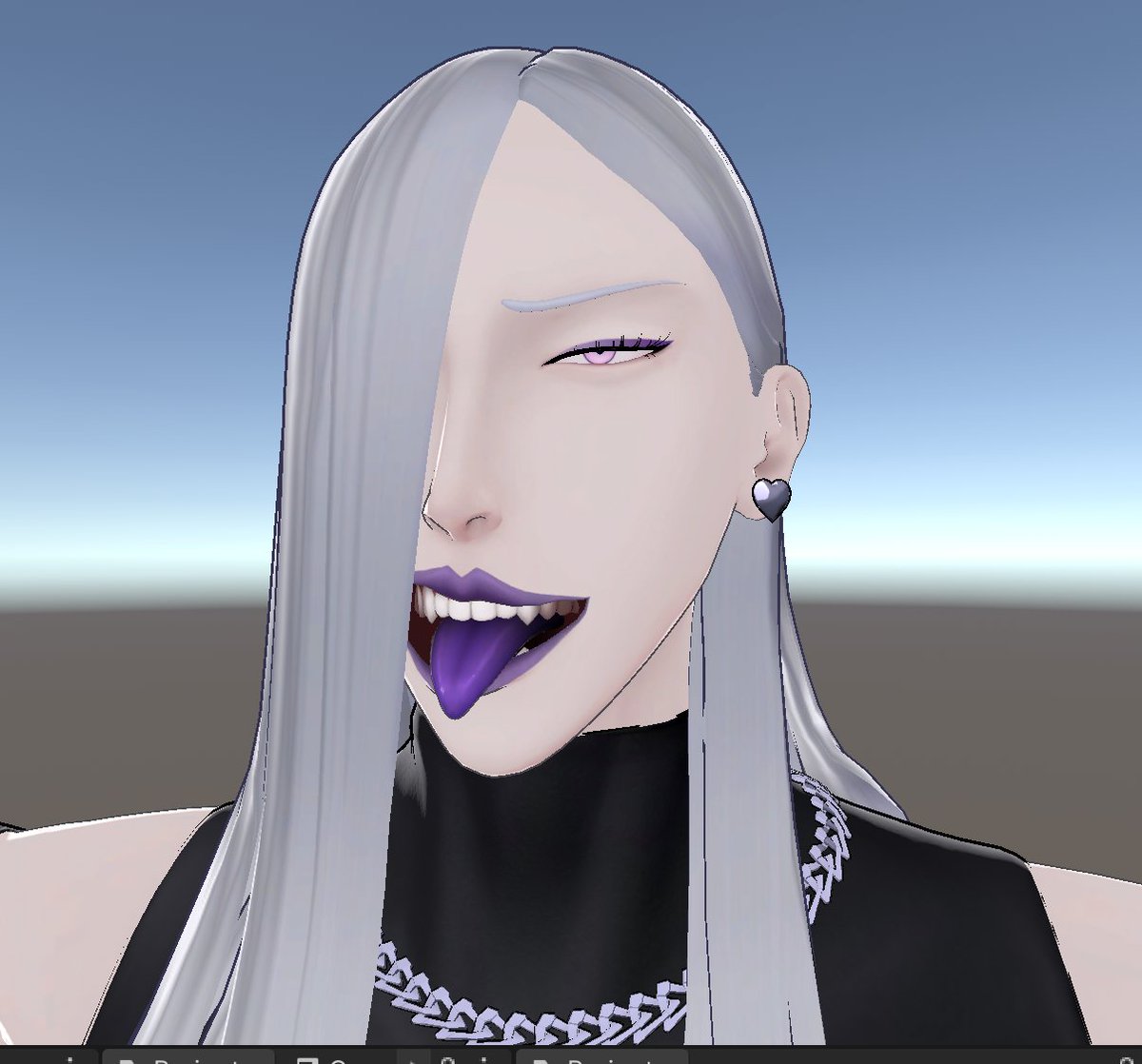 HayaseKisyu's tweet photo. シェイプキー組み合わせたらめっちゃ良い顔してくれた
#VRChat #VRCアバター制作中 #ヴェロリ3D https://t.co/rVoTCuEPPq