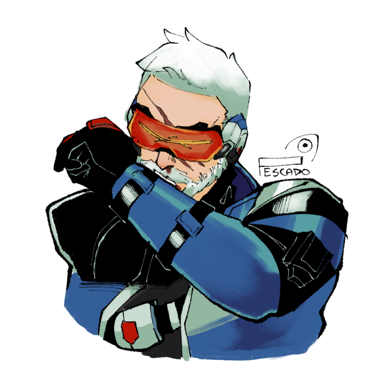_TilapiAJ's tweet photo. Soldier 76 Sketch Request https://t.co/P4igr5ijD3