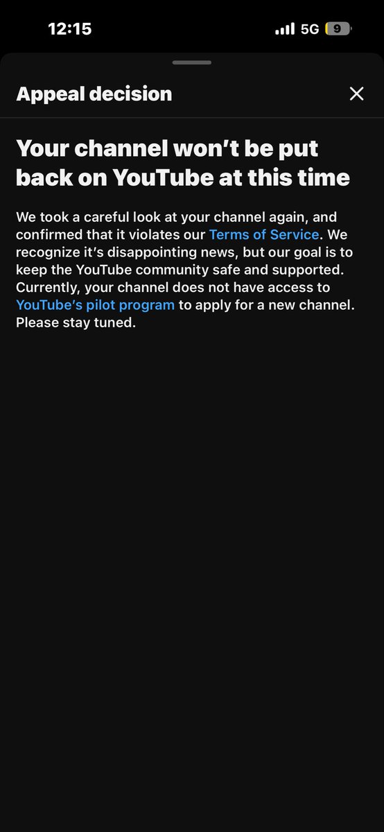 kasana_rud21547's tweet photo. @TeamYouTube My channel was terminated because it was supposedly linked to “Godji Gaming 3S” (Channel ID: UCGCN1zmO4WF7Bwni5rLIOw). I have absolutely no connection, ownership, or access to this channel.Please investigate this incorrect association and help me get a manual review https://t.co/VZwiFcmISh