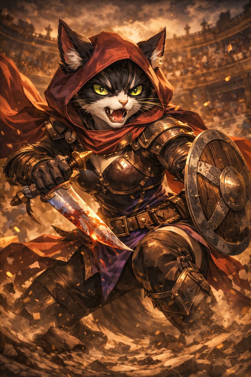 NineChronicles's tweet photo. 🚨 Heads up, Cat Warriors!

🏆 Odin Arena Season 39 ends in just 1 day!

The final battles are here ⚔️🔥

We hope you enjoyed this round of fights, pushed your limits, and gave it everything you had

You did good this season, Cat Warriors 🐱🏆 https://t.co/Cg4EXx6XAx