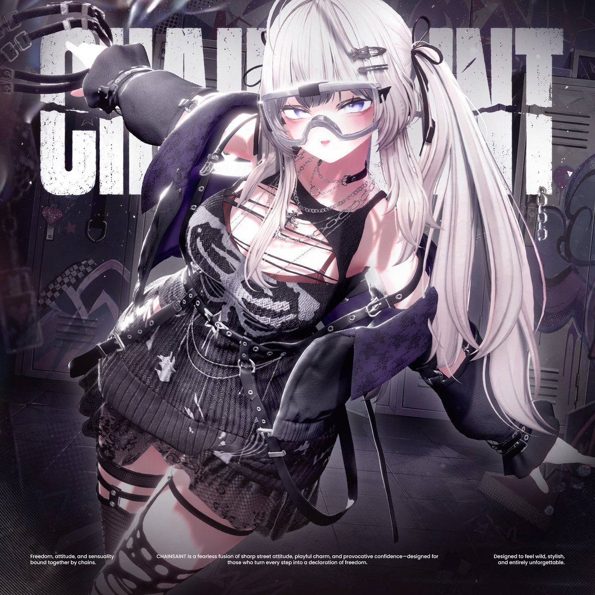 edenoasis_jp's tweet photo. 🎁 新作衣装「CHAINSAINT」RT & 引用RT EVENT 🎁

「CHAINSAINT」発売しました⛓️🖤

フォロー ＋ RT & 引用RT で応募完了
抽選で 5名様に FULL PACK をプレゼント💝

🎁 SPECIAL EVENT
フォロー＋「CHAINSAINT」の好きなポイントを添えて引用RT！
抽選でさらに5名様に「FULL PACK」をプレゼントします✨

BOOTHの💖 100件ごとに
当選者が +1名ずつ増えます！

🎈 当選発表
8月26日(水)中にDMにてご連絡💌

🎉 ＳＡＬＥ ＥＶＥＮＴ
2026/08/21 (16:00) ～ 2026/08/28 (23:59)
１．フルセット：3,500円 → 2,500円
２．　　　単品：1,700円 → 1,250円

🔗 https://t.co/NjjniqQySE

「CHAINSAINT」⛓️🖤
大胆なボーンモチーフのニットに、
チェーンやベルトを重ねたダークストリートスタイル。

発売記念SALEも開催中ですので、
ぜひこの機会にチェックしてみてください🤍

ぜひRT＆引用RTで応援していただけたら嬉しいです🙇💕
