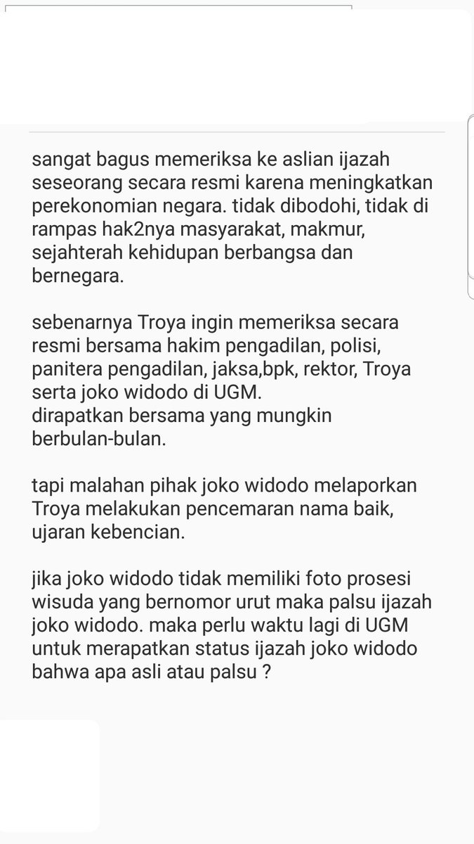 IbrahimMan13931's tweet photo. @DokterTifa dokter tifa tidak melakukan pencemaran nama baik dan tindak pidana elektronik seperti yang dikatakan oleh pengacara joko widodo. 

sesuatu yang masih mau dirapatkan tapi pengacara jokowi laporkan dipolisi. https://t.co/3qCaAILIt2