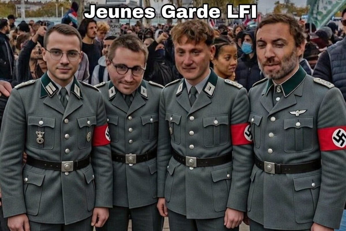 cmoi223's tweet photo. @Clemence_Guette 🤣🤣🤣 les nazis de chez LFI en plein délire 
Beaucoup trop de blancs sur  cette  photo ..... https://t.co/XGo6mYxMyT