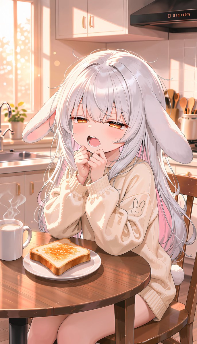 Corgi_AI_img's tweet photo. ねむねむ朝食ケモミミちゃん
#AIart #AIイラスト https://t.co/yaUvT8n4Bw