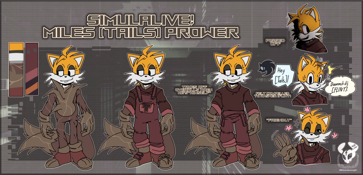 BSkelebunny01's tweet photo. Miles [TAILS] Prower !
His reference sheet is done! @diego_sva19665 and me worked on the design we both love how he turned out, can't wait to work more on him
#SLEXEverse #sonicroleplayclub #execommunity https://t.co/cB09kpx7xR
